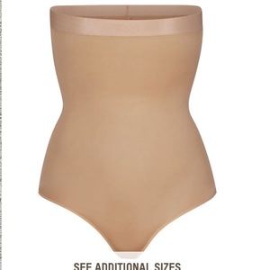 SKIMS barely there high rise thong